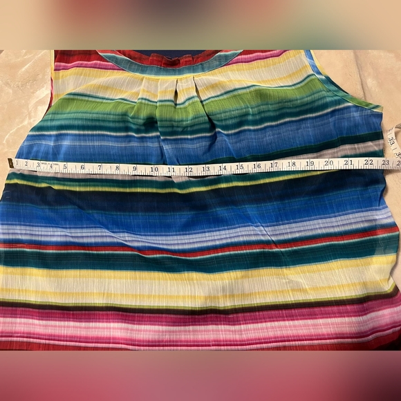 CJ Banks Colorful Summer Breeze Tank Top, Size 1X - Flawless Condition EVC - Picture 4 of 7